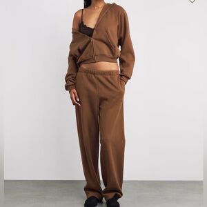 ⭐️NWT Skims Fleece Lined Cotton Straight Leg Pants⭐️